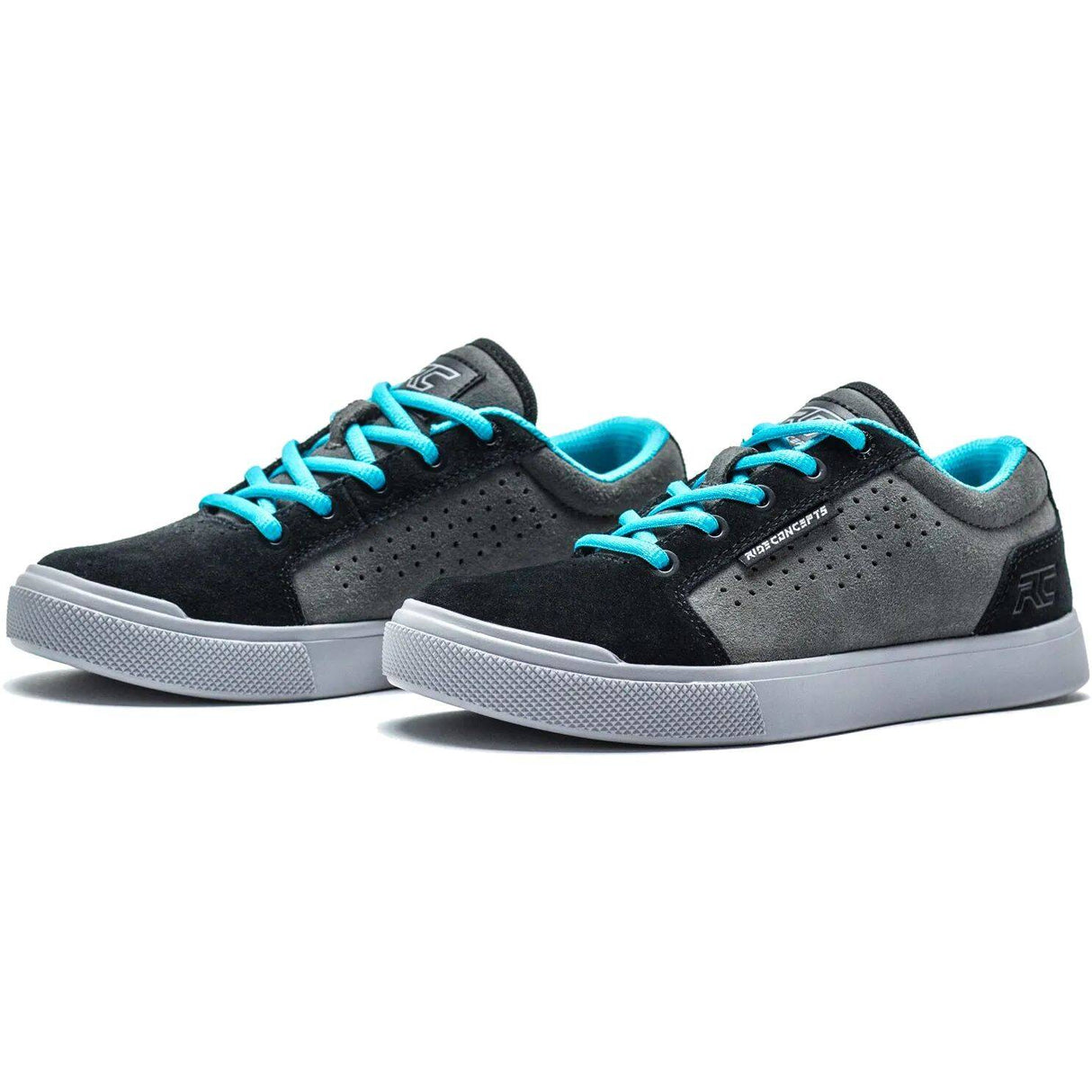 Ride Concepts Vice Youth MTB Shoes - Charcoal/Black