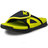 Ride Concepts Coaster Youth Sandals - Black/Lime