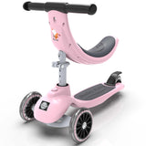 Ride-Ezy Kick & Go Kids Scooter - Blossom