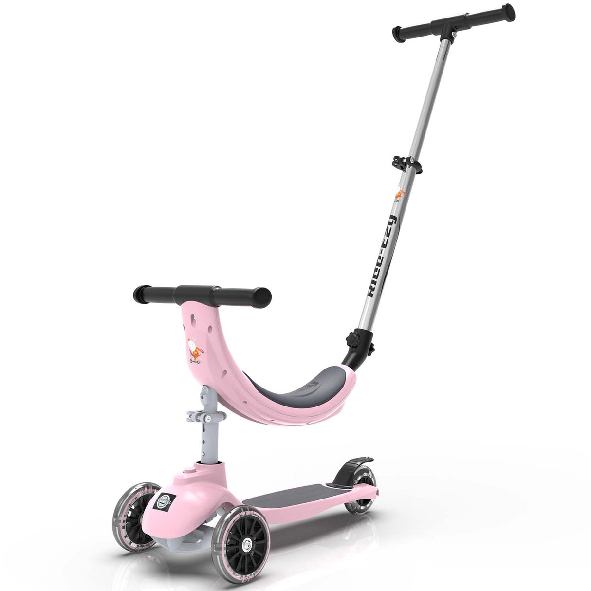 Ride-Ezy Kick & Go Kids Scooter - Blossom