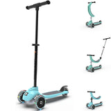 Ride-Ezy Kick & Go Kids Scooter - Kingfisher
