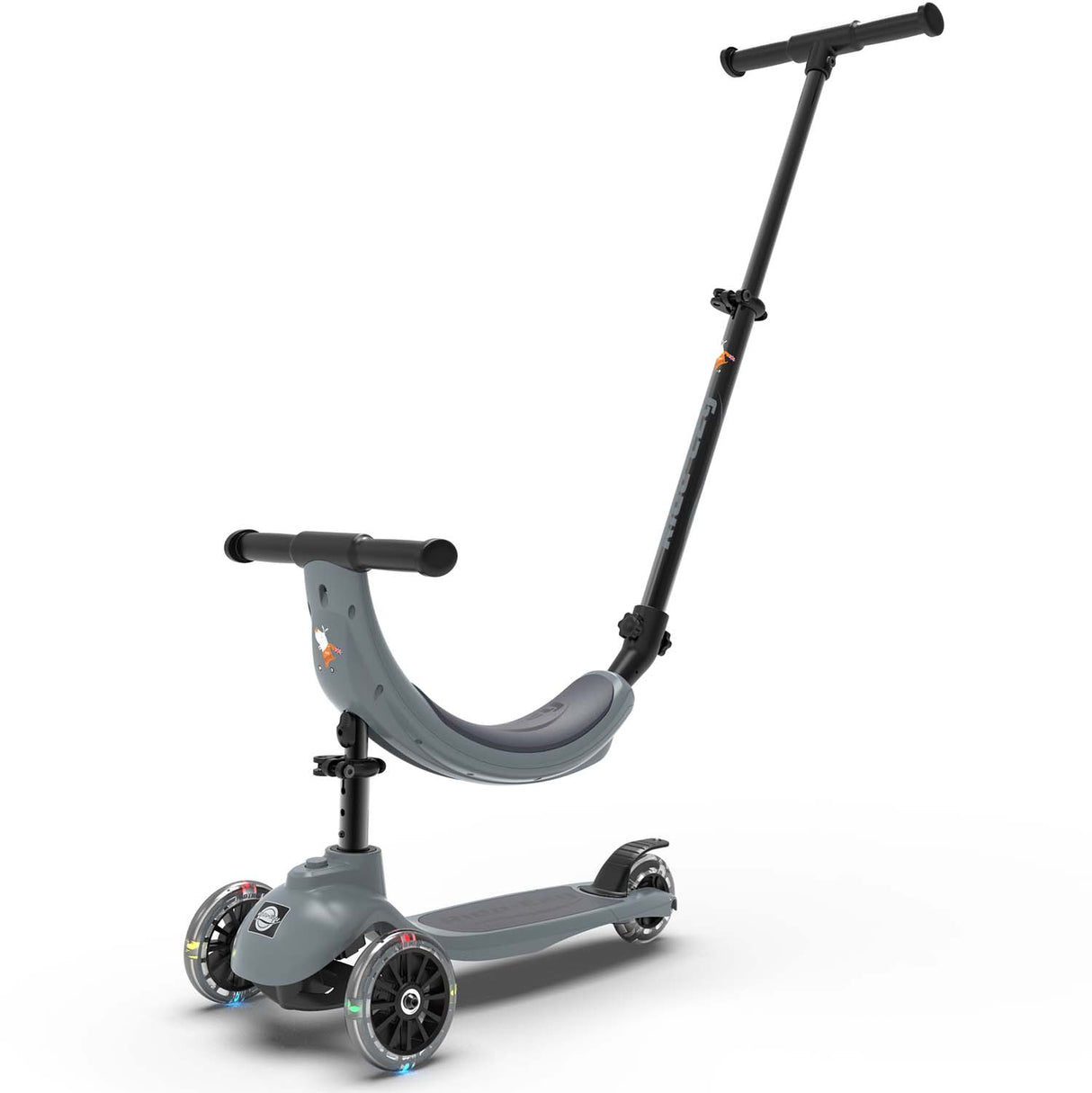 Ride-Ezy Kick & Go Kids Scooter - Thunder Clouds