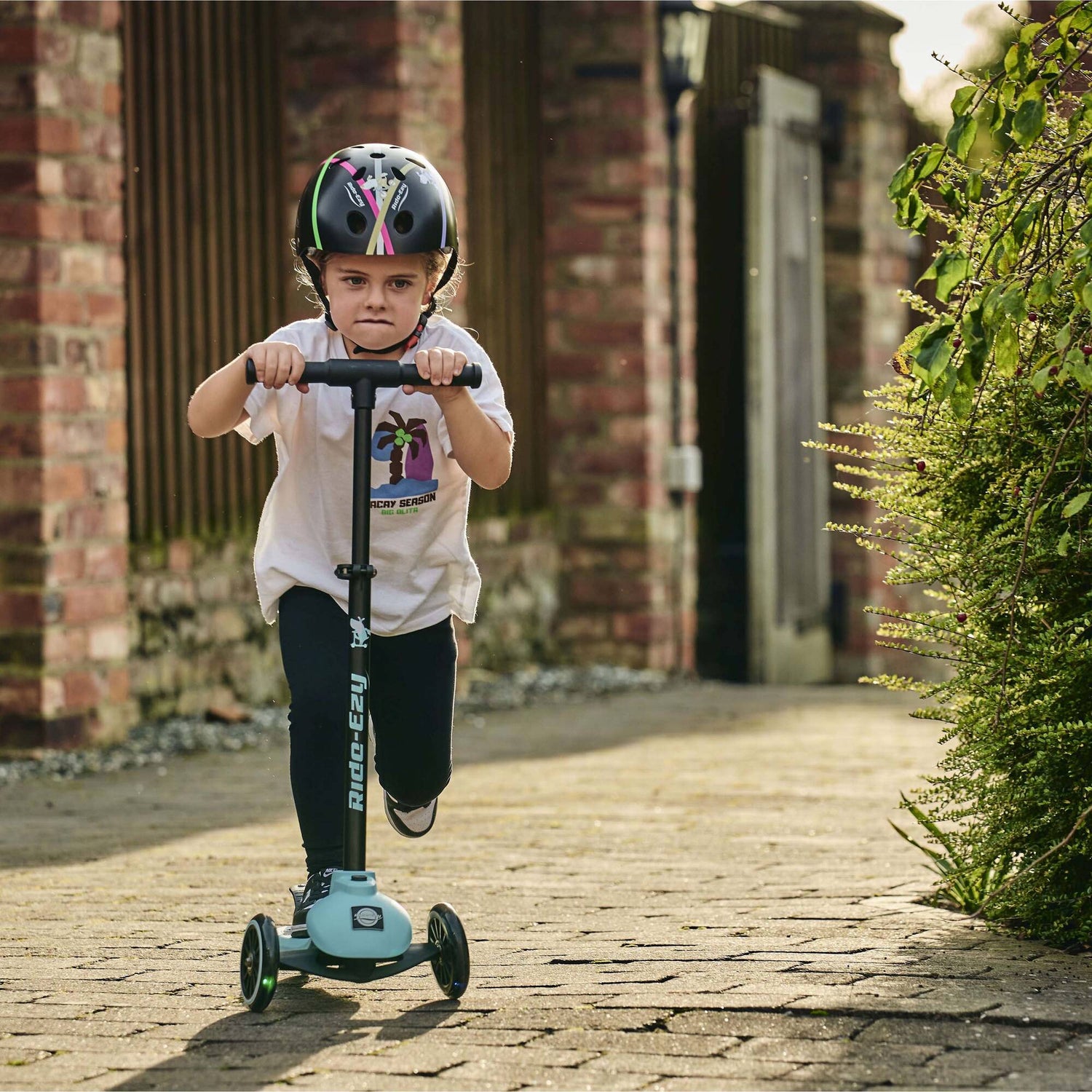 Ride-Ezy Kick Kids Scooter - Kingfisher
