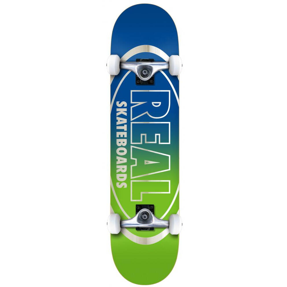 Real Golden Oval Outline Complete Skateboard - Multi 7.75'' 