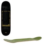 Real Ishod Marble Dove Skateboard Deck - Black 8.5''