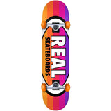 Real Oval Stripes Mini Complete Skateboard - 7.38''
