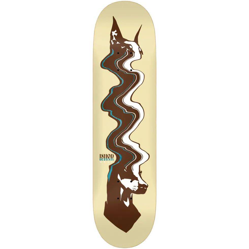 Real Ishod Bryce Wong Guest Full Skateboard Deck - Cream 8.06''
