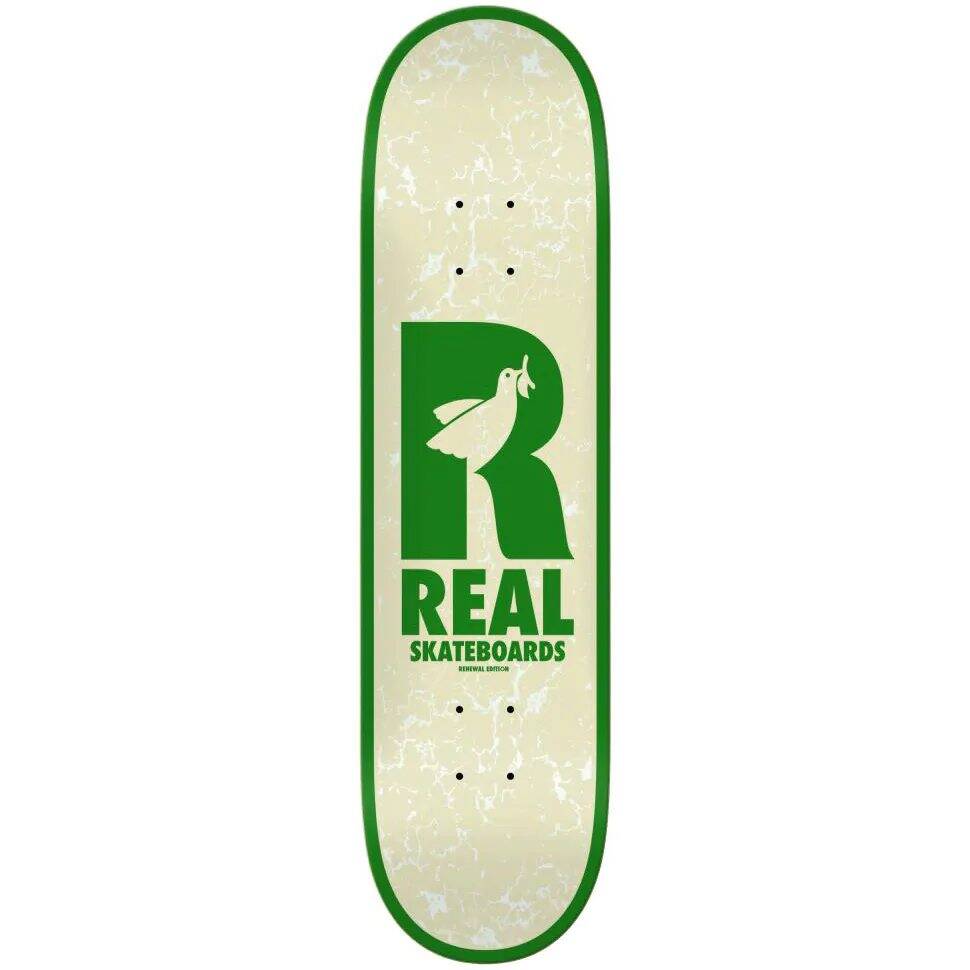 Real Renewal Doves Skateboard Deck - Cream 8.5''