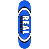Real Team Classic Oval Skateboard Deck - Blue 8.5''