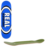 Real Team Classic Oval Skateboard Deck - Blue 8.5''