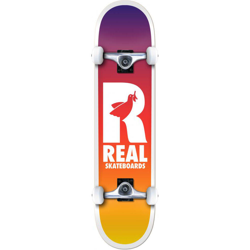 Real Be Free Fades Complete Skateboard - Multi 8.25"