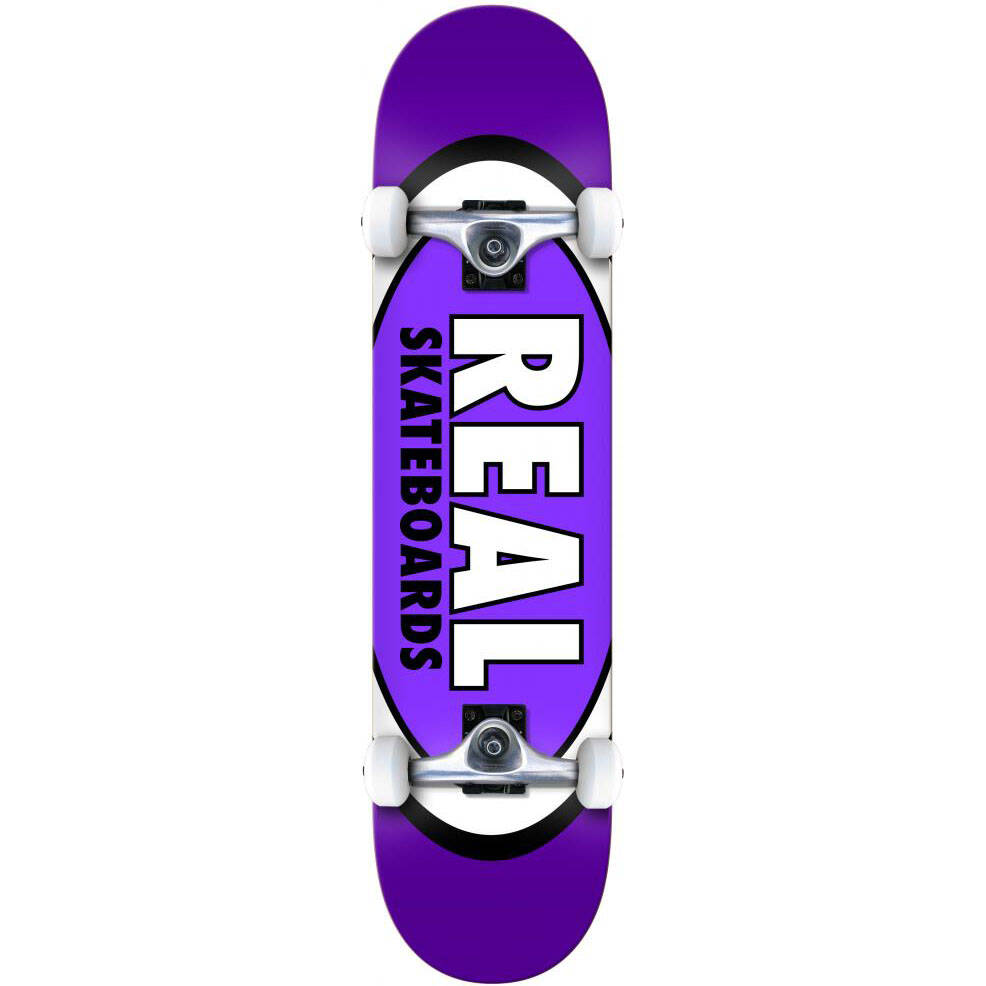 Real Classic Oval Complete Skateboard - Purple 8.25"