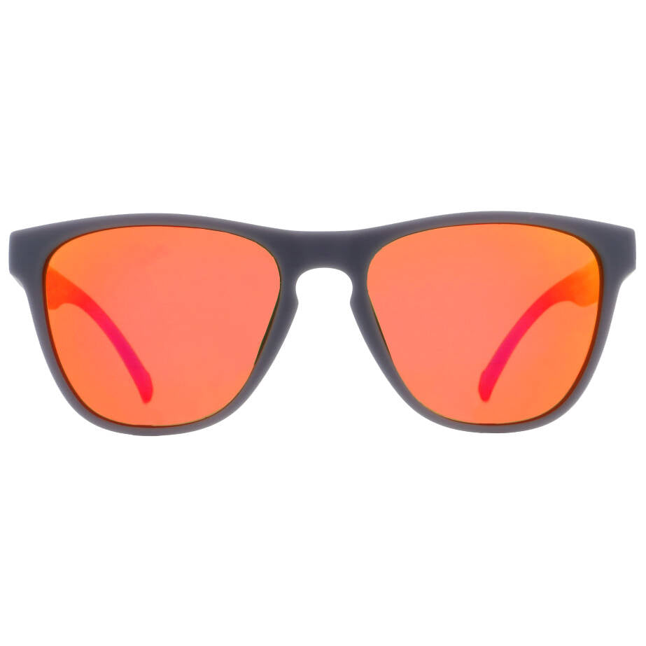 Red Bull SPECT Eyewear Spark Sunglasses - Matt Dark Blue/Brown with Red Mirror