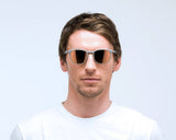 Red Bull SPECT Eyewear Steady Sunglasses - Matt Warm Grey/Brown with Peach Mirror