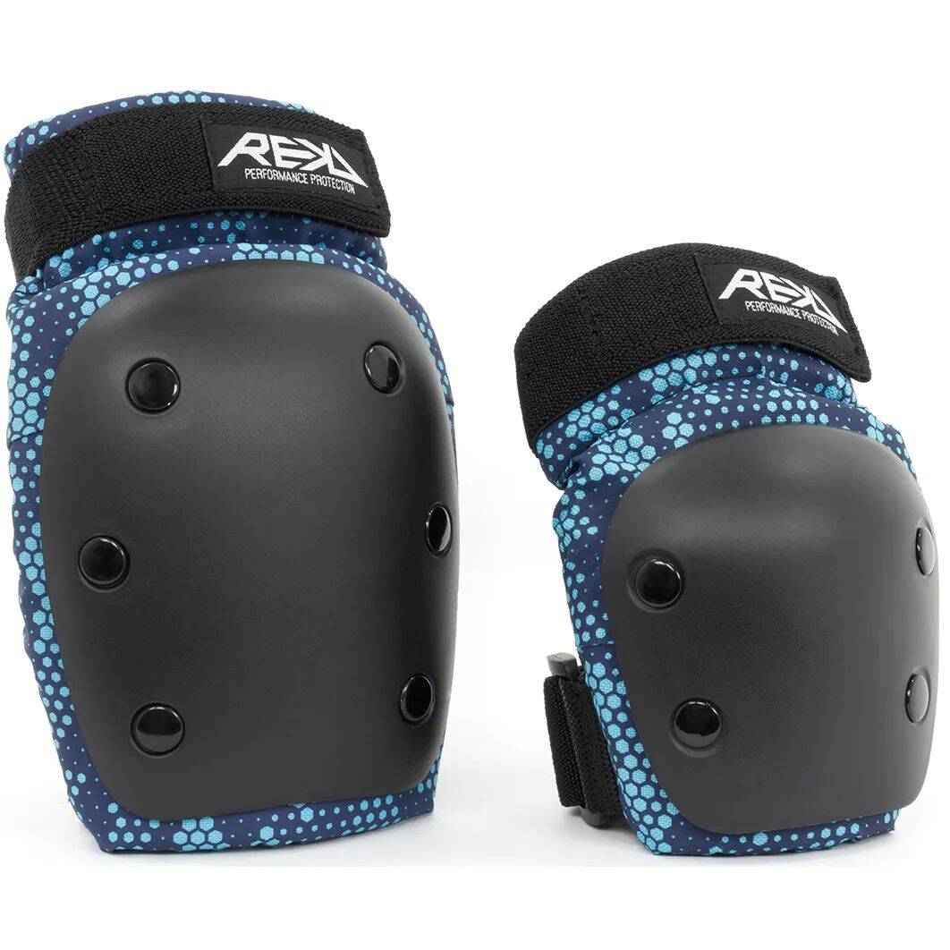 REKD Youth Heavy Duty Double Pad Set - Blue