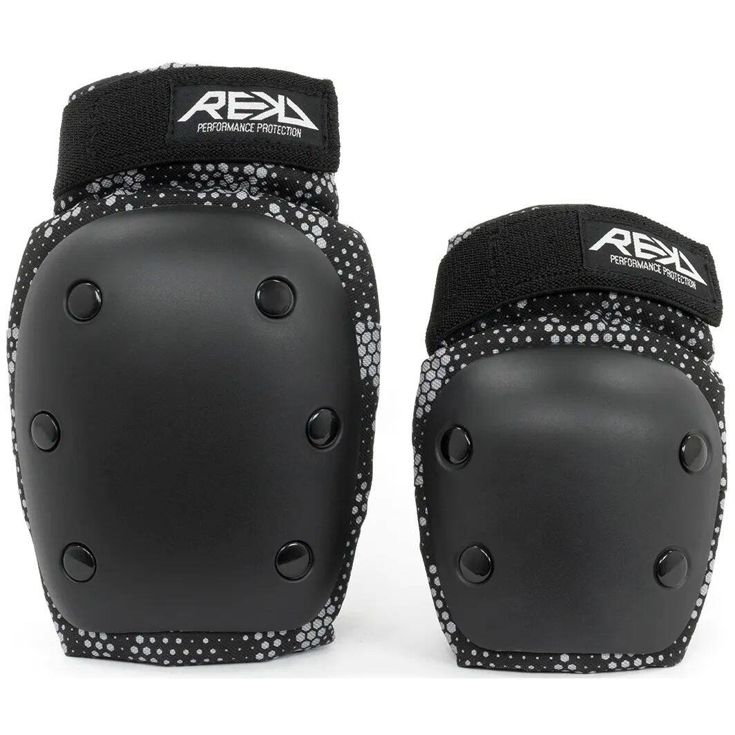 REKD Youth Heavy Duty Double Pad Set - Grey