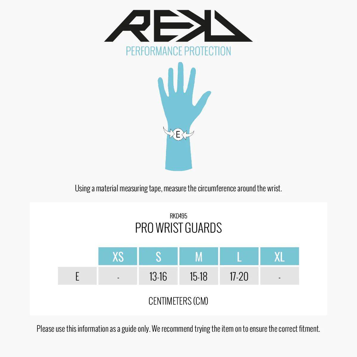 REKD Pro Wrist Guards - Black