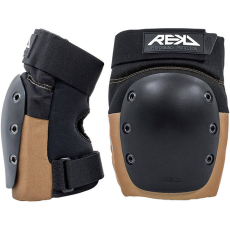 REKD Ramp Knee Pads - Black/Khaki