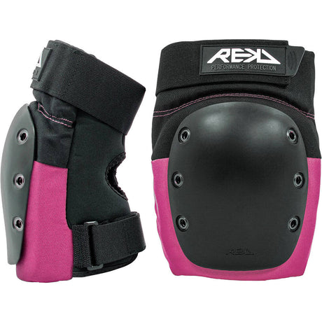 REKD Ramp Knee Pads - Black/Pink