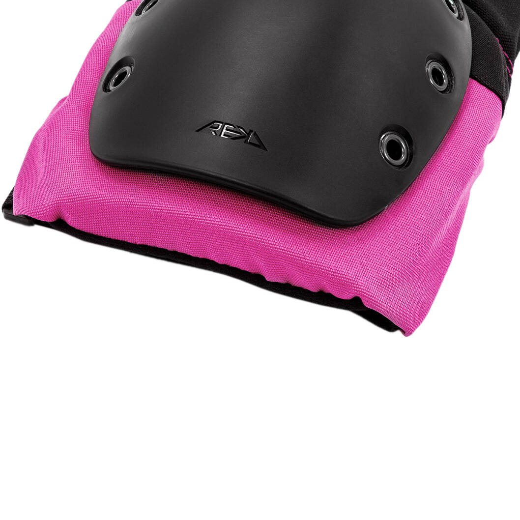REKD Ramp Knee Pads - Black/Pink