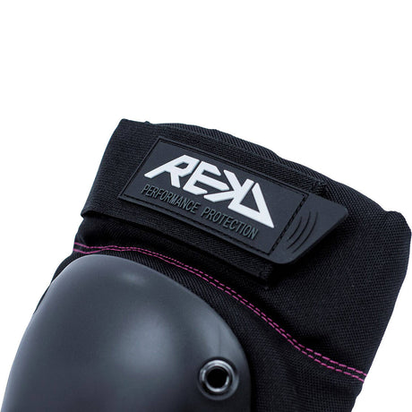 REKD Ramp Knee Pads - Black/Pink