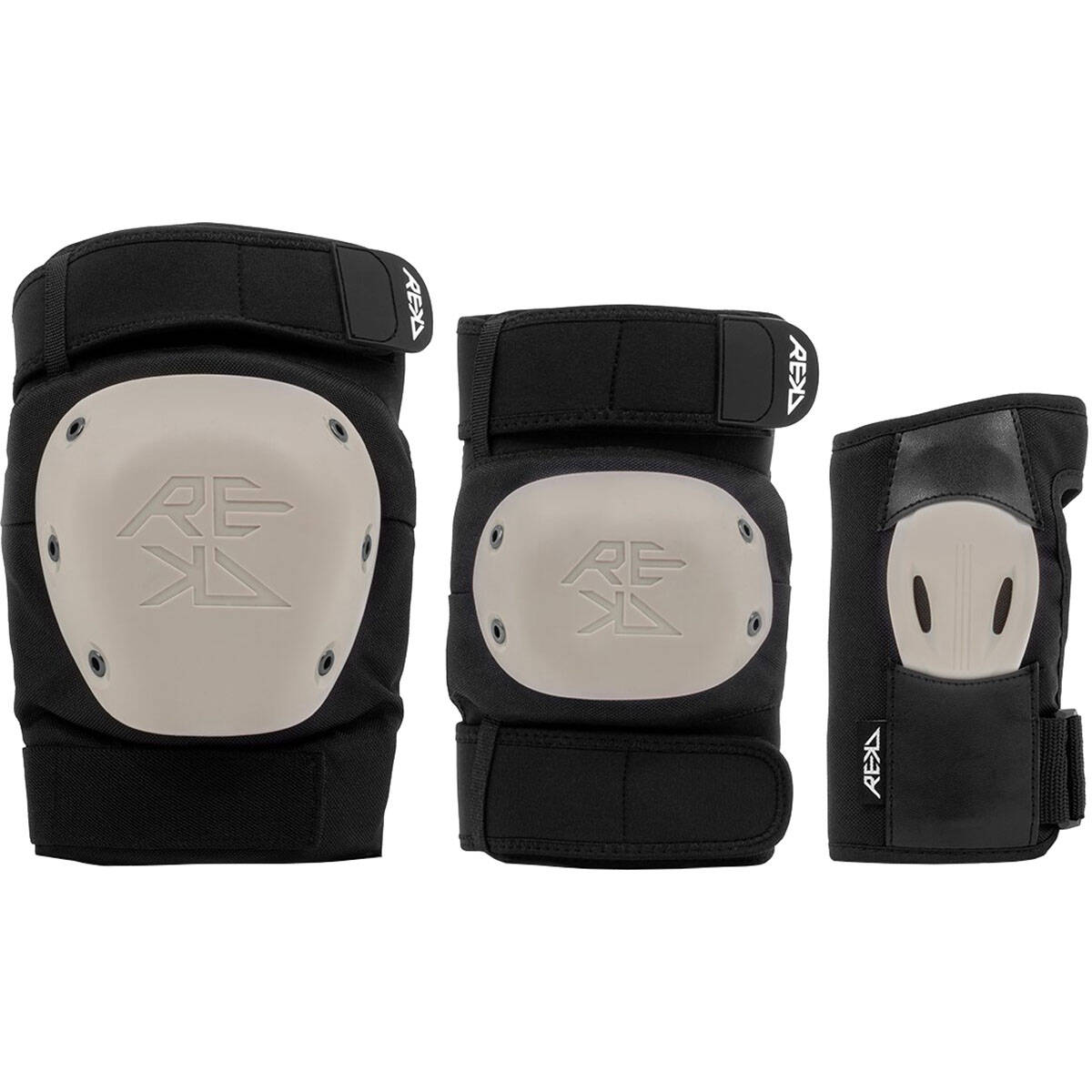 REKD Shield Triple Pad Set - Black/Beige