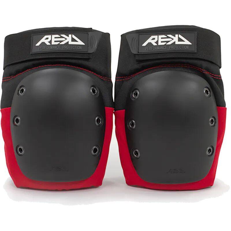REKD Ramp Knee Pads - Black/Red