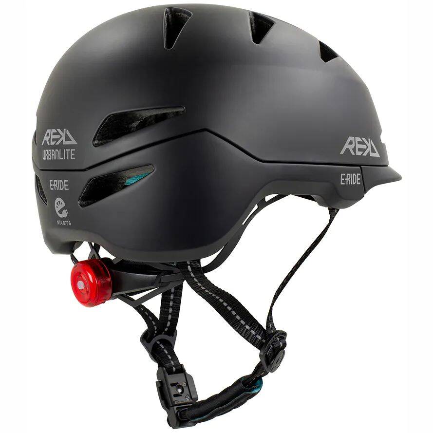 REKD Urbanlite E-Ride Helmet - Black