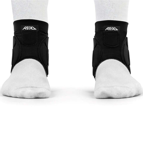 REKD Energy Covert Ankle Guards - Black