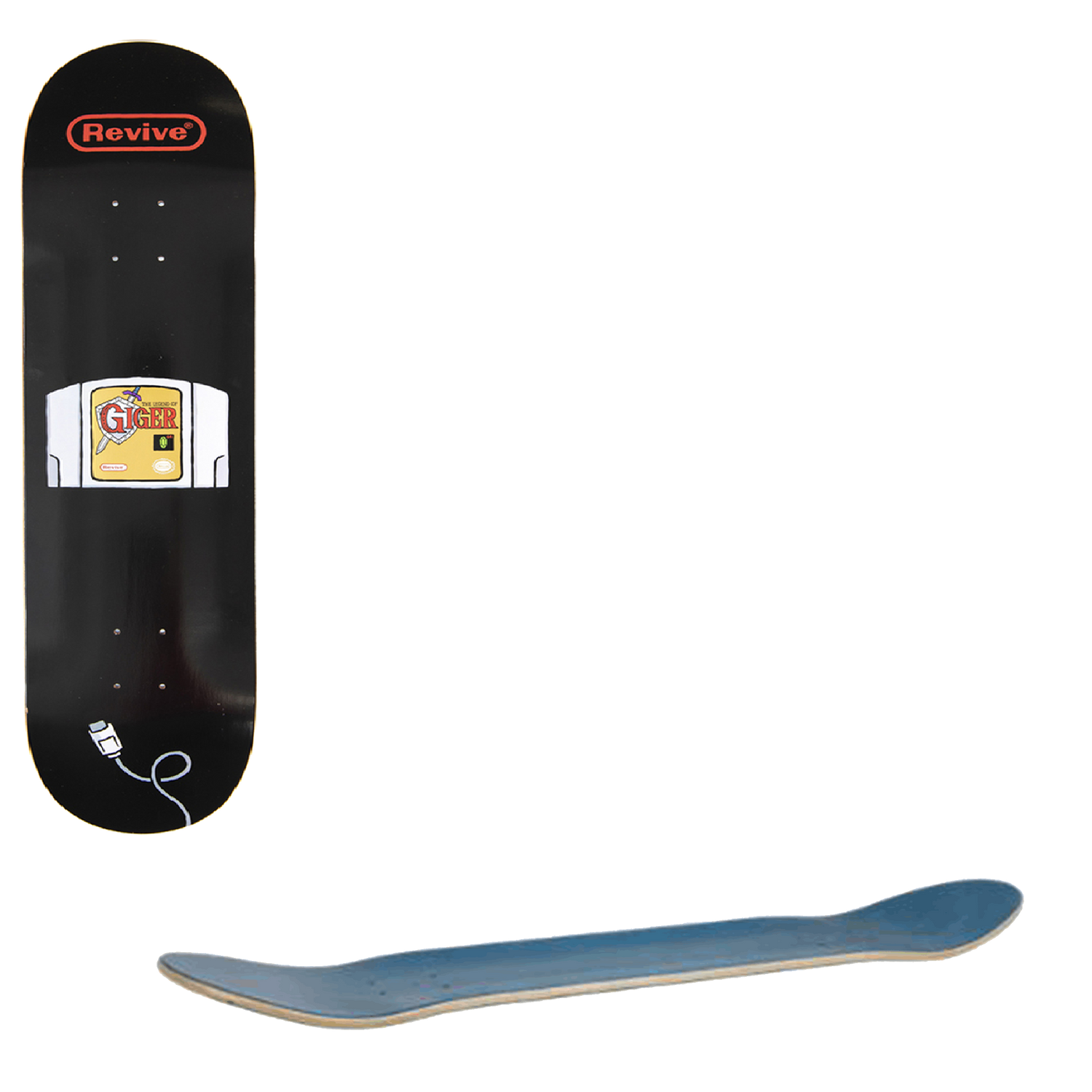 ReVive Jonny Giger Cartridge Skateboard Deck - 7.75"