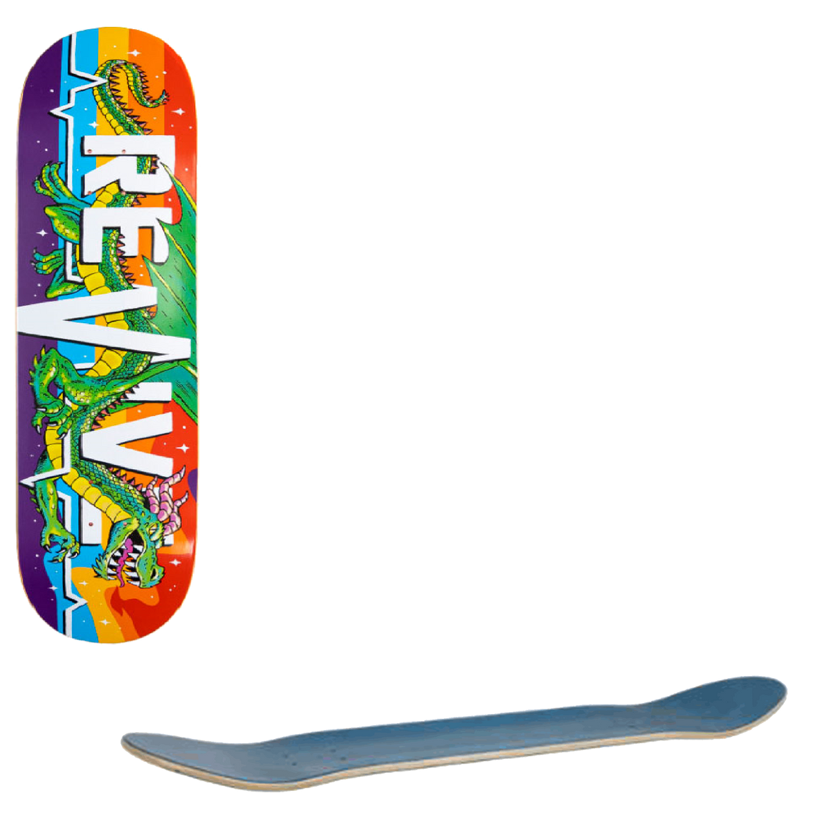 ReVive Dragon Lifeline Skateboard Deck 8"
