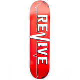 ReVive Red Lifeline Skateboard Deck 8.0