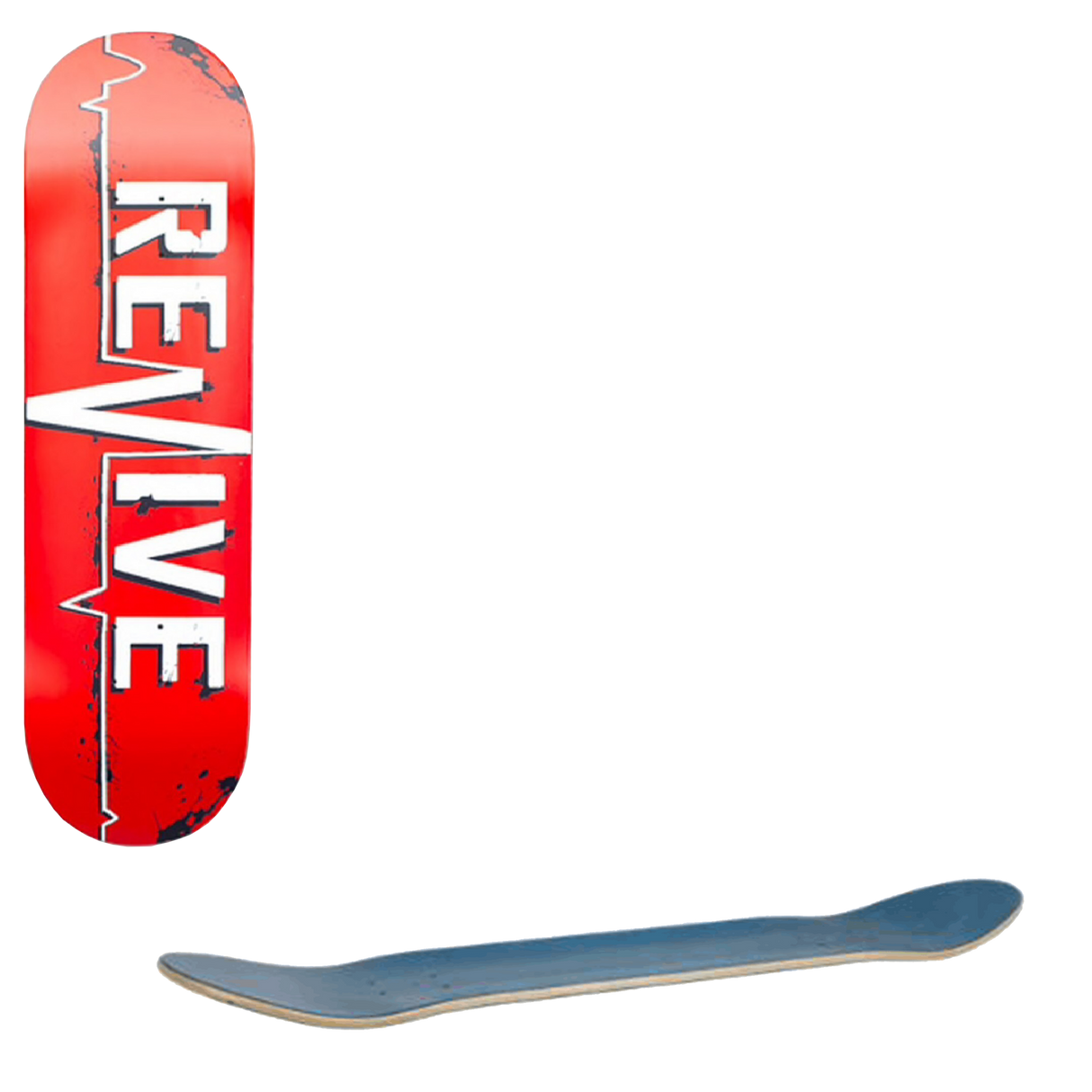 ReVive Red Lifeline Skateboard Deck 8.125