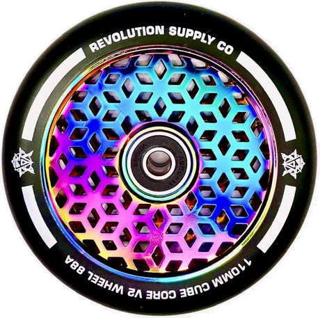 Revolution Supply Co. Cube Core V2 Scooter Wheel 110mm - Neochrome