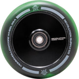 Revolution Supply Co. Hollow Core Fused Scooter Wheel 110mm - Black/Green