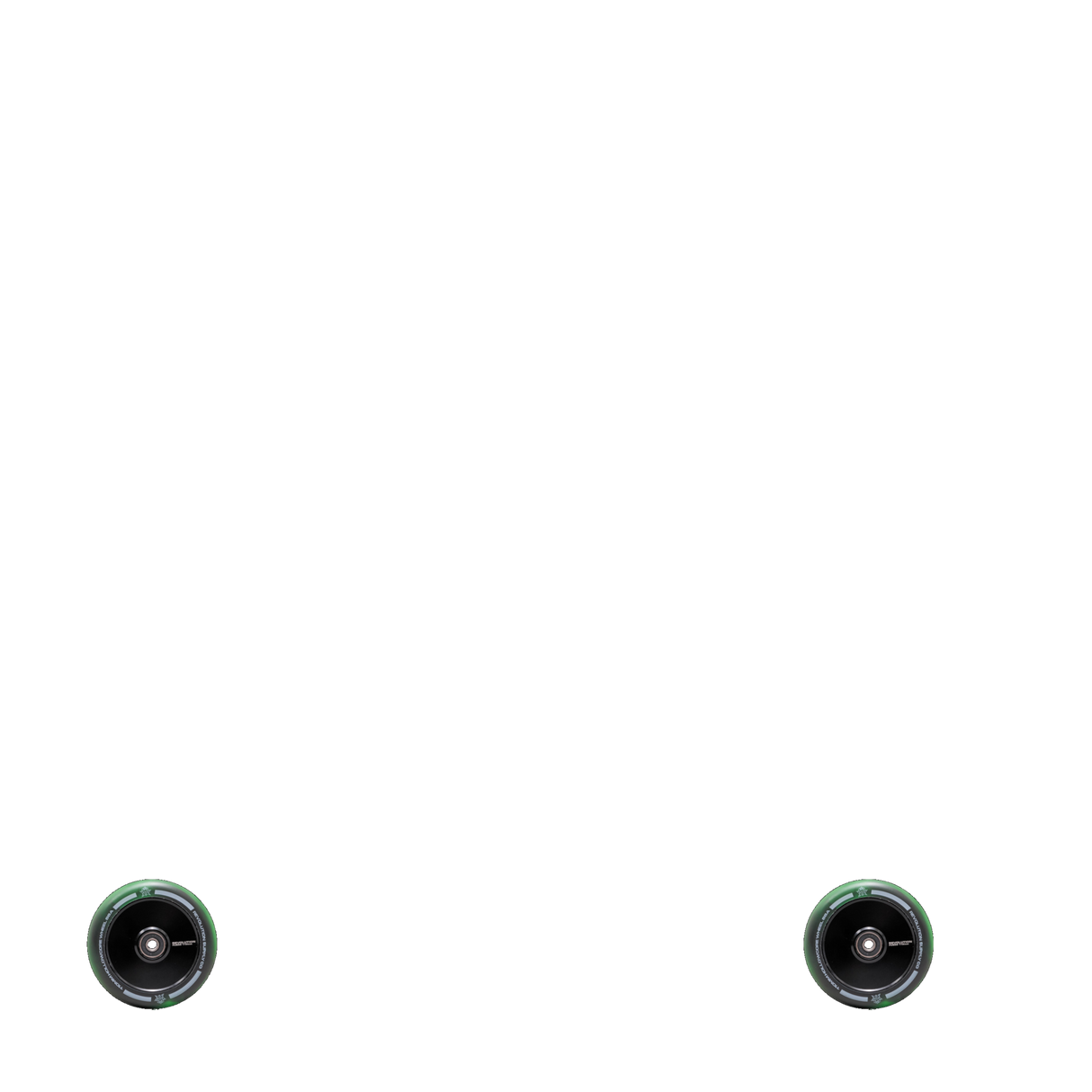 Revolution Supply Co. Hollow Core Fused 110mm Scooter Wheel - Black/Green