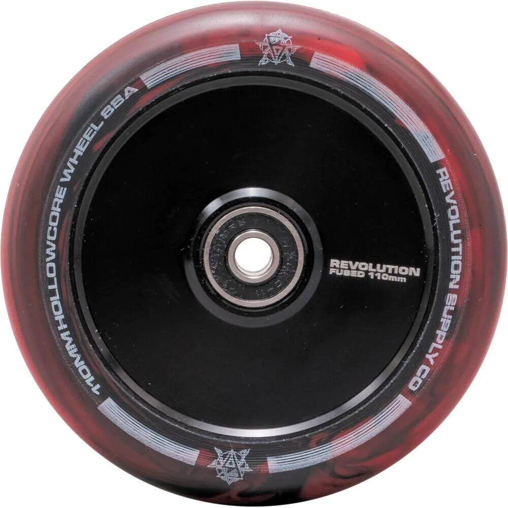 Revolution Supply Co. Hollow Core Fused Scooter Wheel 110mm - Black/Red