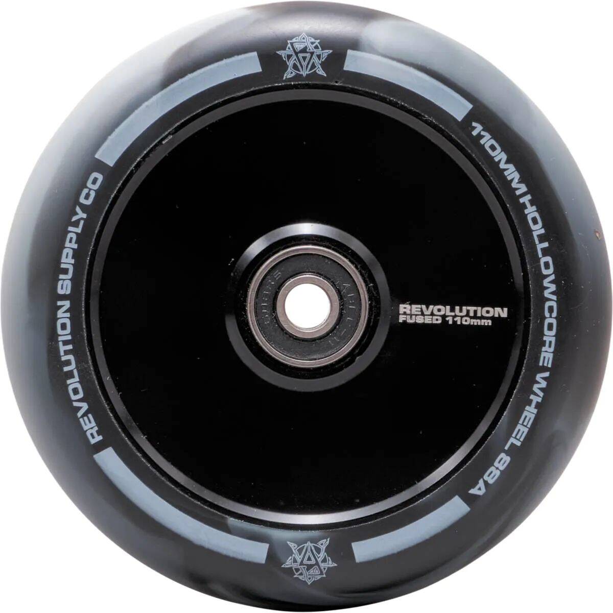 Revolution Supply Co. Hollow Core Fused Scooter Wheel 110mm - Black/White