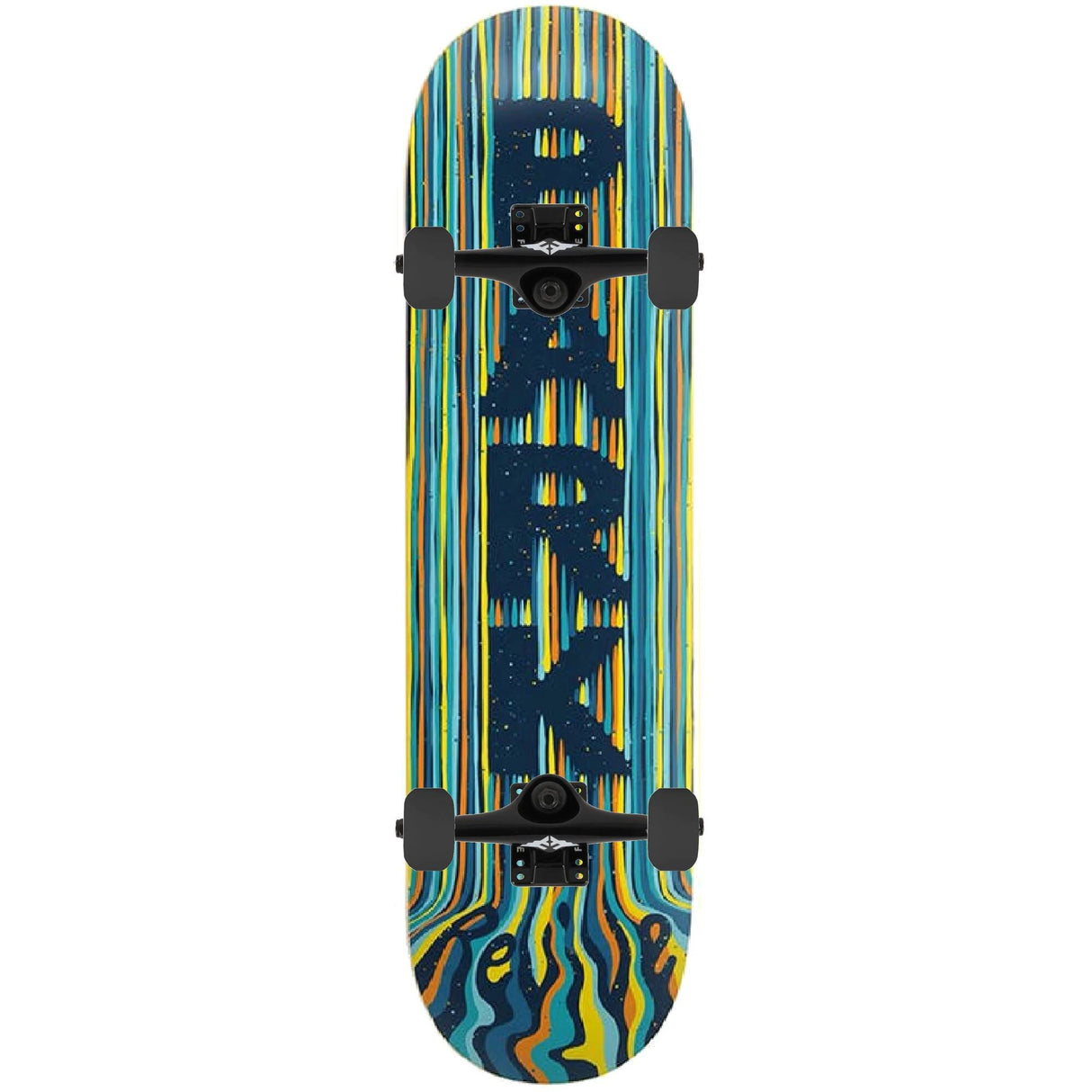 ReVive Drip Park Custom Skateboard - Multi/Black 8''