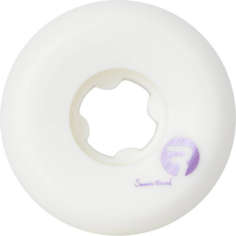 Ricta Naturals Brevard Source Wide 99a Skateboard Wheels - White 53mm