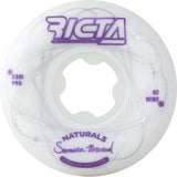 Ricta Orbital Naturals Wide Skateboard Wheels - White 53mm