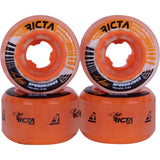 Ricta Speedrings Slim 95a Asta Skateboard Wheels - Orange 53mm