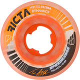 Ricta Speedrings Slim 95a Asta Skateboard Wheels - Orange 53mm