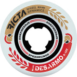 Ricta Desarmo Speedrings Wide Skateboard Wheels - White 53mm