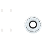 Ricta Clouds 92a Skateboard Wheels - White/Black 54mm