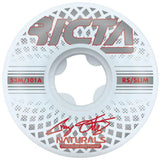 Ricta Ortiz Reflective Naturals Slim 101a Skateboard Wheels - White 53mm