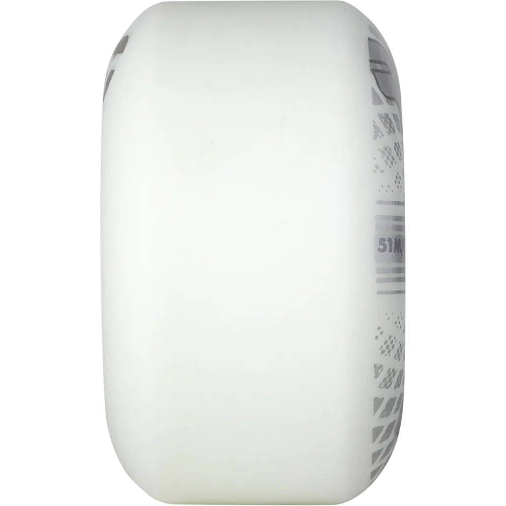 Ricta Reflective Naturals Super Slim 101a Skateboard Wheels - White 51mm