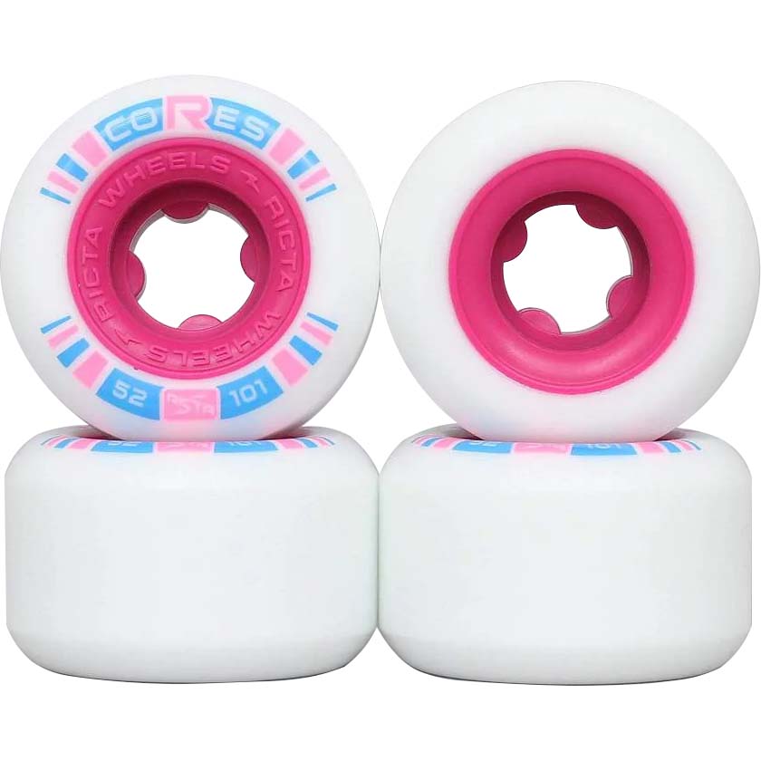 Ricta Cores Skateboard Wheels - Neon Pink 52mm