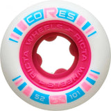 Ricta Cores Skateboard Wheels - Neon Pink 52mm