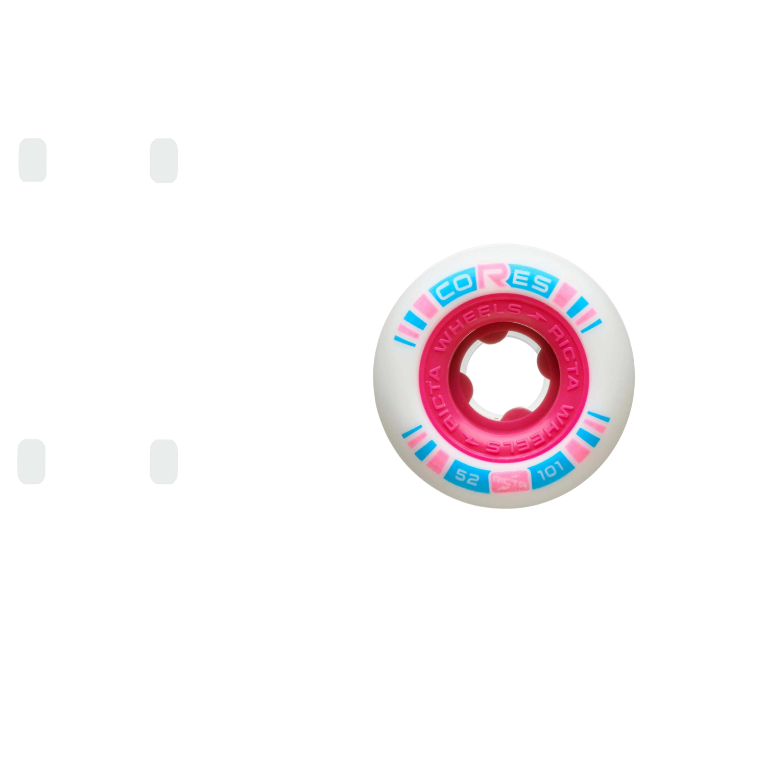 Ricta Cores Skateboard Wheels - Neon Pink 52mm